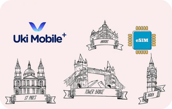 Uki Mobile+ 1 GB - 10 SMS - 10 Mins - 7 Days